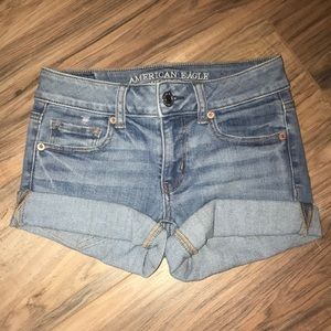 american eagle jean shorts